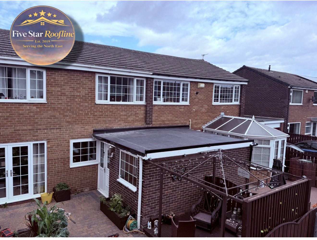 EPDM Rubber Roofing installation in Sunderland