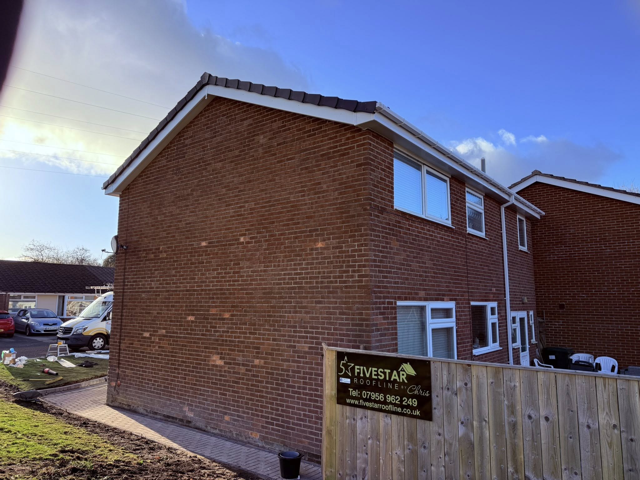 Dry-Verge System fitted on a residential property in Durham